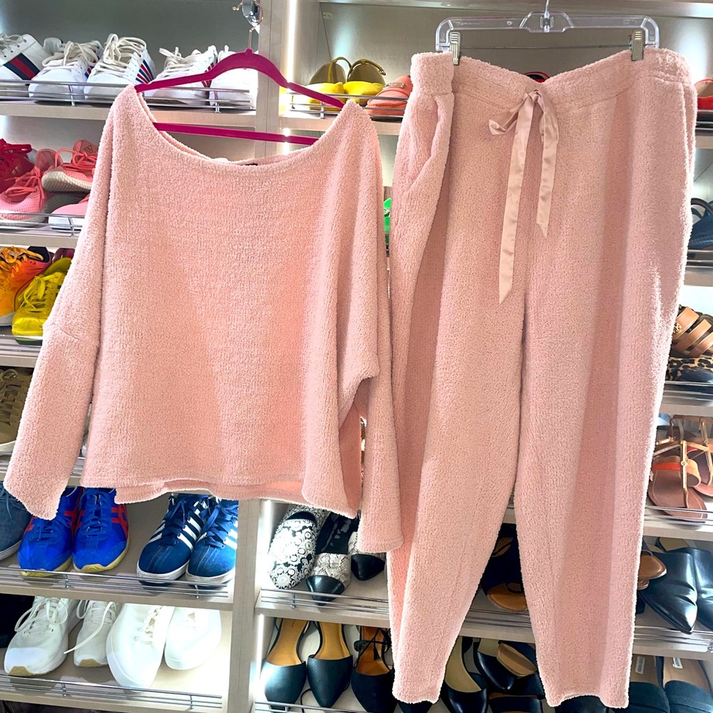 Teddy Bear Fleece Lounge set